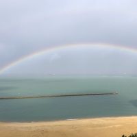 福岡市西区愛宕浜の売買物件/オーナー様からいただいた写真。住みながら、こんな幻想的な光景にも出会えるかも。