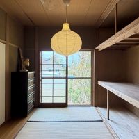 福岡県久留米市草野町の賃貸物件/押入れの扉は撤去しており、デスクとしても使えそう。