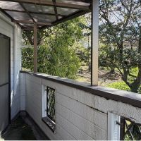 福岡市中央区小笹の賃貸物件/住居区画：三角形のバルコニー。