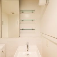 福岡市中央区薬院の賃貸物件/飾ると隠すのバランスがいい。