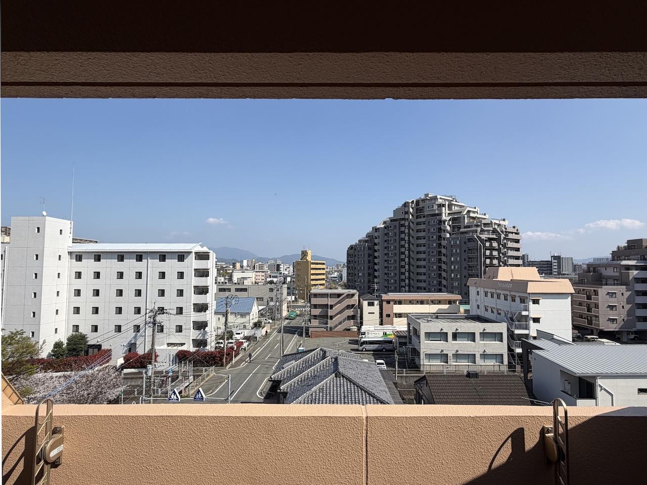 福岡市南区大楠の賃貸物件/バルコニーからの眺望が抜けていて良し！