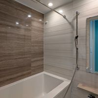 福岡市博多区東比恵の賃貸物件/浴室乾燥機付きのお風呂。