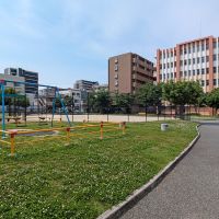 福岡市博多区東比恵の賃貸物件/建物のお隣は公園です。