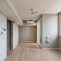 福岡市博多区東比恵の賃貸物件/天井にはシーリングファン付き。