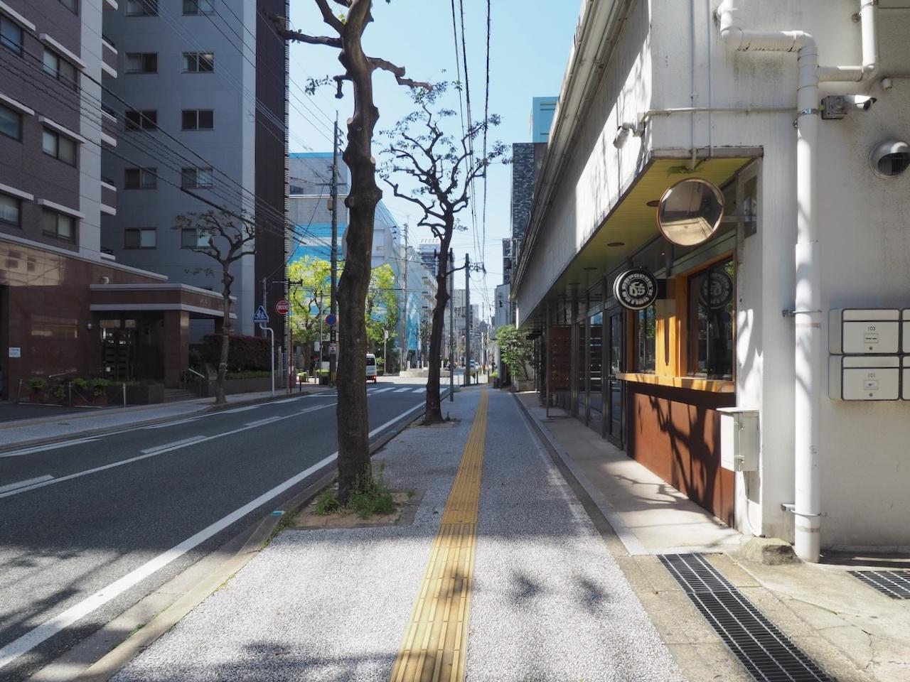 福岡市中央区清川の賃貸物件/清川のレトロビルの一階のテナント区画です。