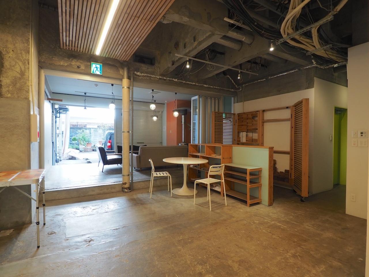 福岡市中央区清川の賃貸物件/共用部のラウンジ。