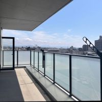 福岡市東区水谷の賃貸物件/逆サイドから。バルコニーに出ると車の走行音が聞こえました。