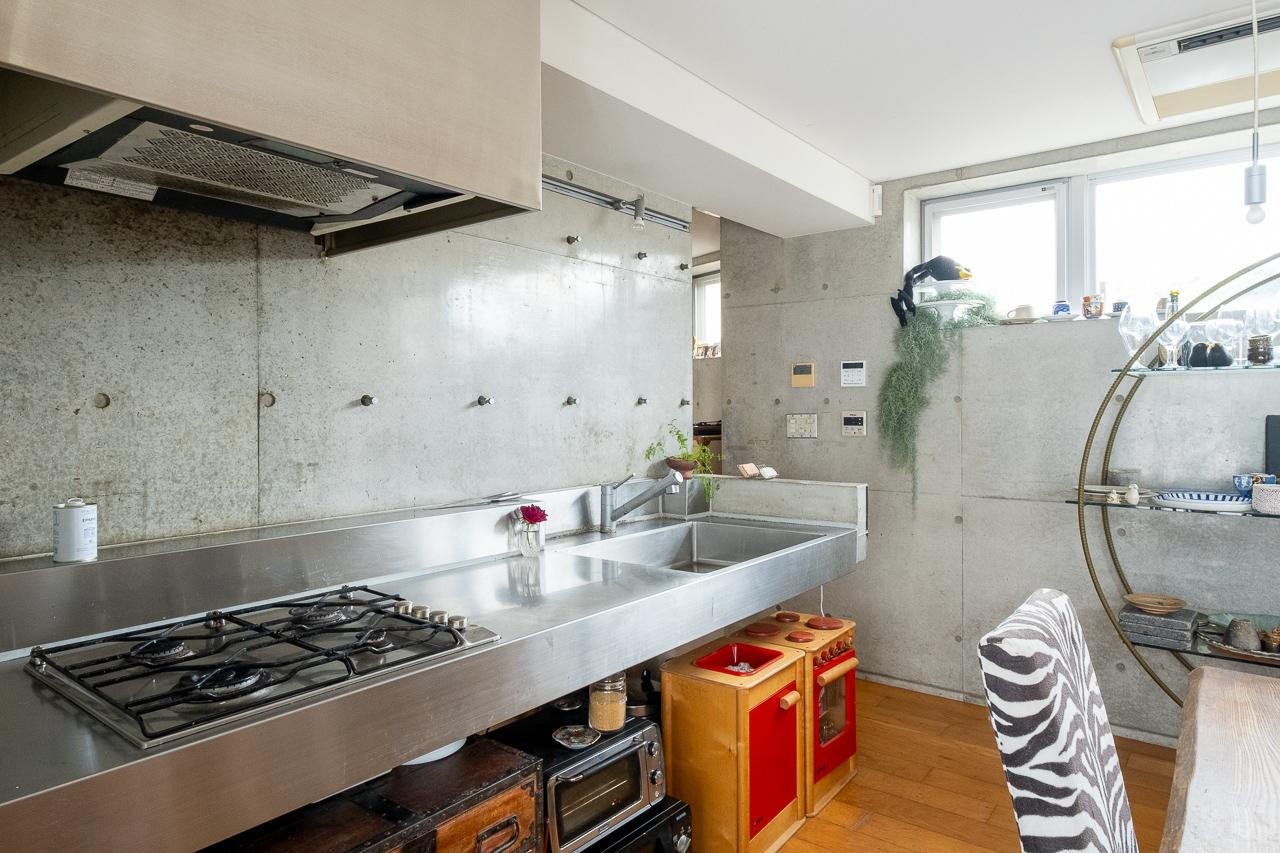 福岡市中央区六本松の賃貸物件/あんまり見たことがない、かっこいいコンロが付いています。