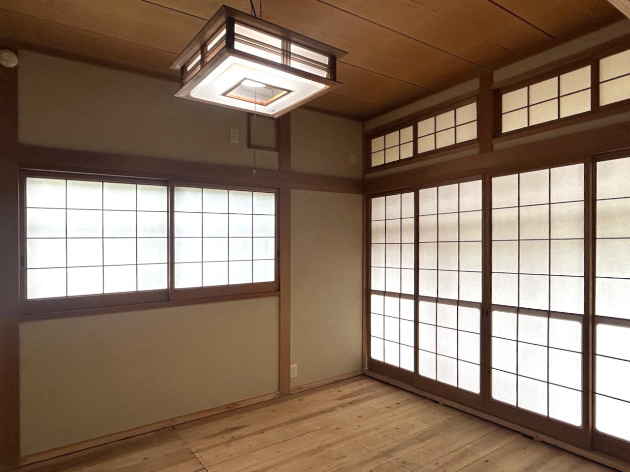 福岡市城南区田島の賃貸物件/障子を通して届く光がやわらかく、落ち着く雰囲気。
