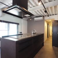 福岡市博多区住吉の賃貸物件/こんなに大きいとキッチンの撮影スタジオとかも向いてるかも。