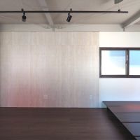 福岡市博多区住吉の賃貸物件/一部有孔ボードになっています。