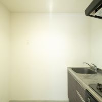 福岡市中央区白金の賃貸物件/キッチン背面、ゆとりあります。