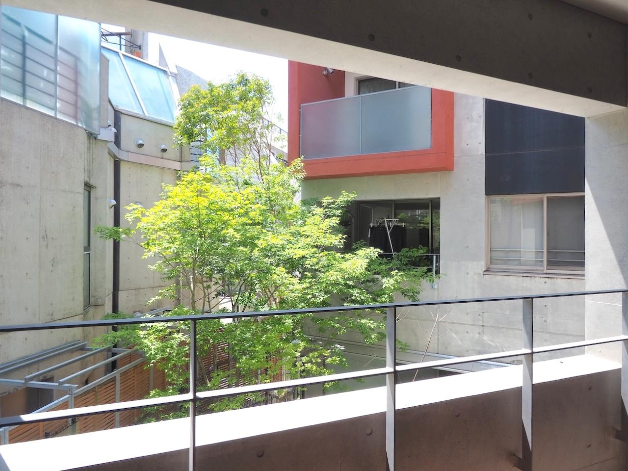 福岡市中央区桜坂の賃貸物件/窓からはこの光景。