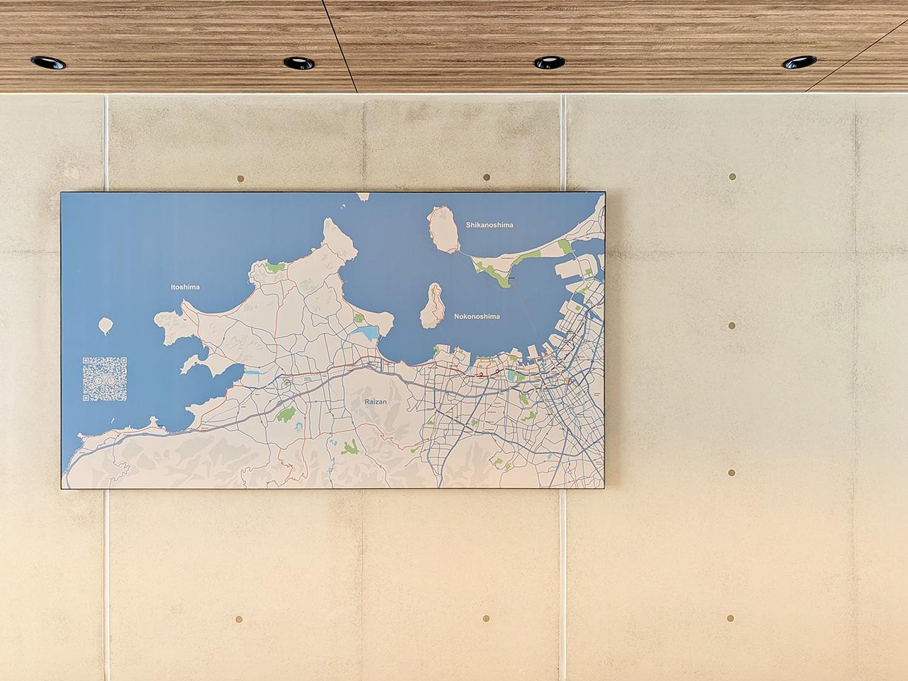 福岡市中央区今川の賃貸物件/見るだけでも楽しいサイクリングマップ。