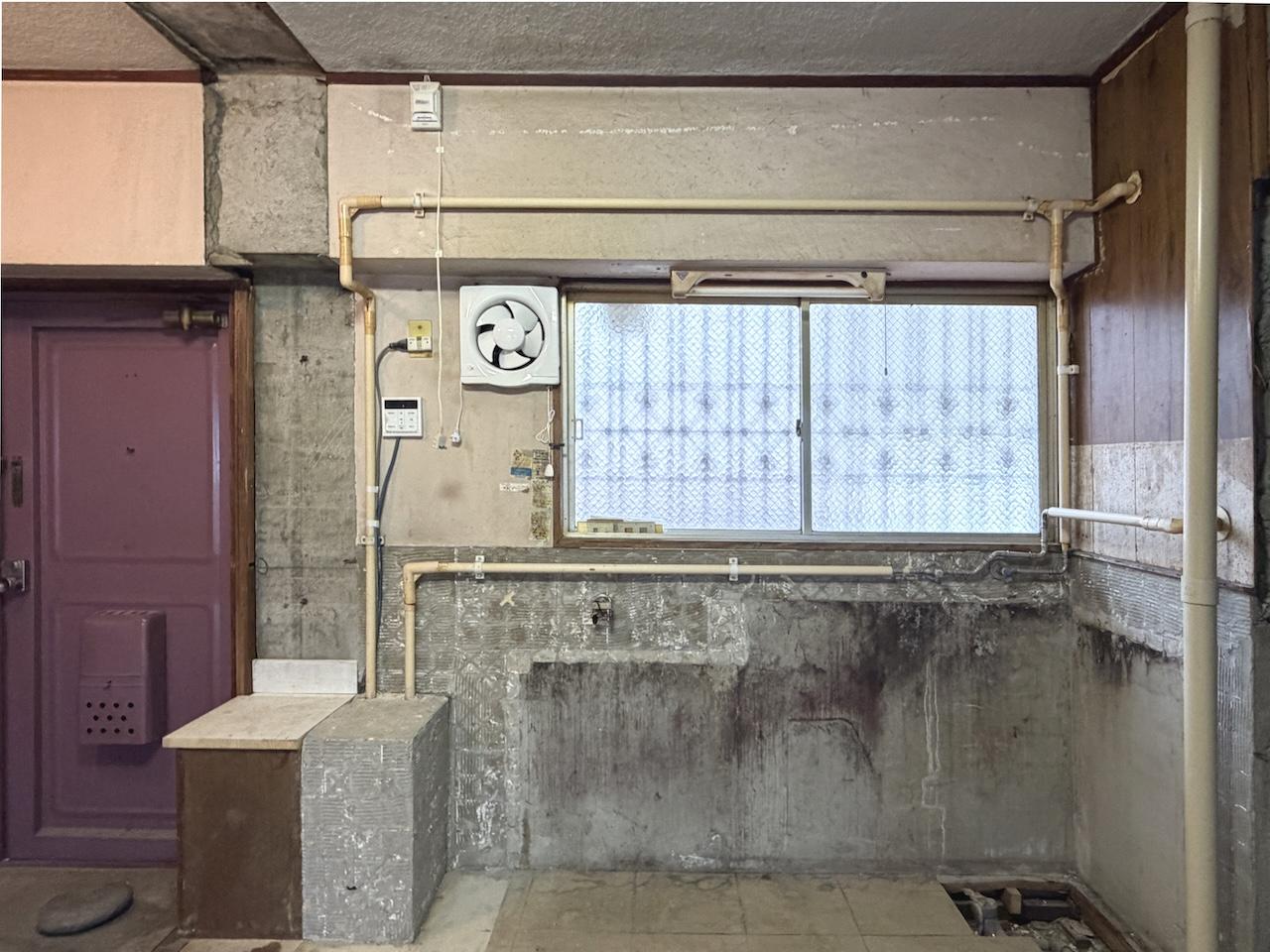 福岡市中央区平尾の賃貸物件/元々キッチンあった場所。