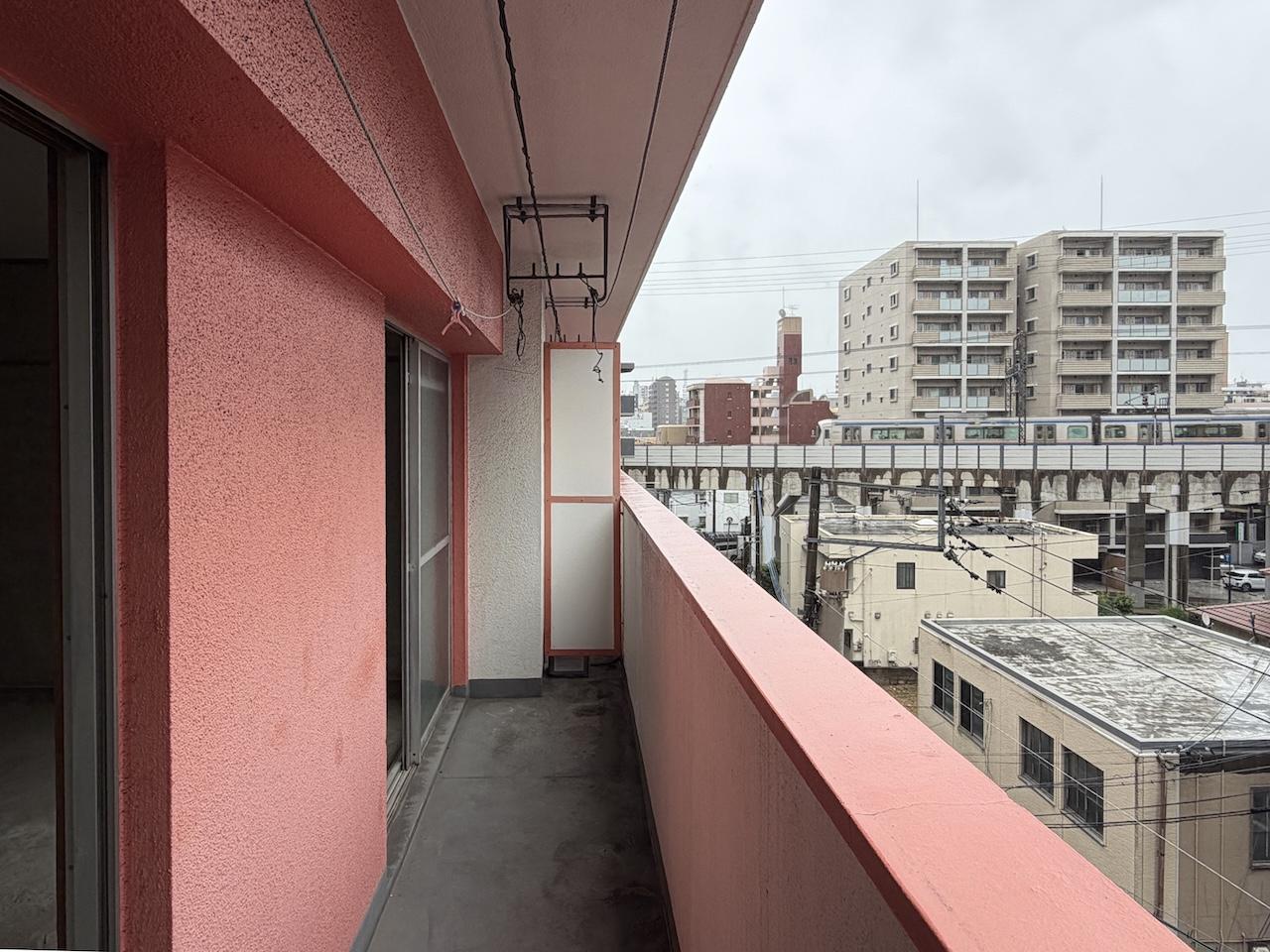 福岡市中央区平尾の賃貸物件/バルコニー