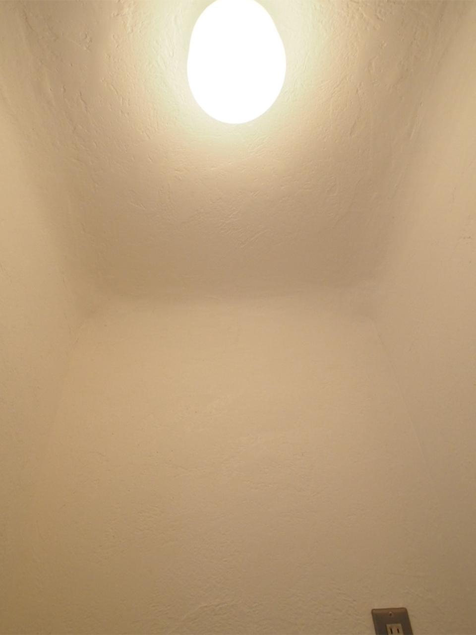 脱衣所も漆喰