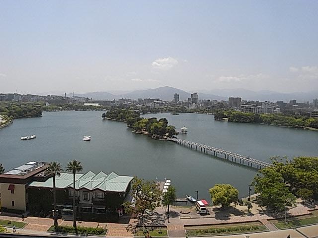 大濠公園を一望出来るなんて