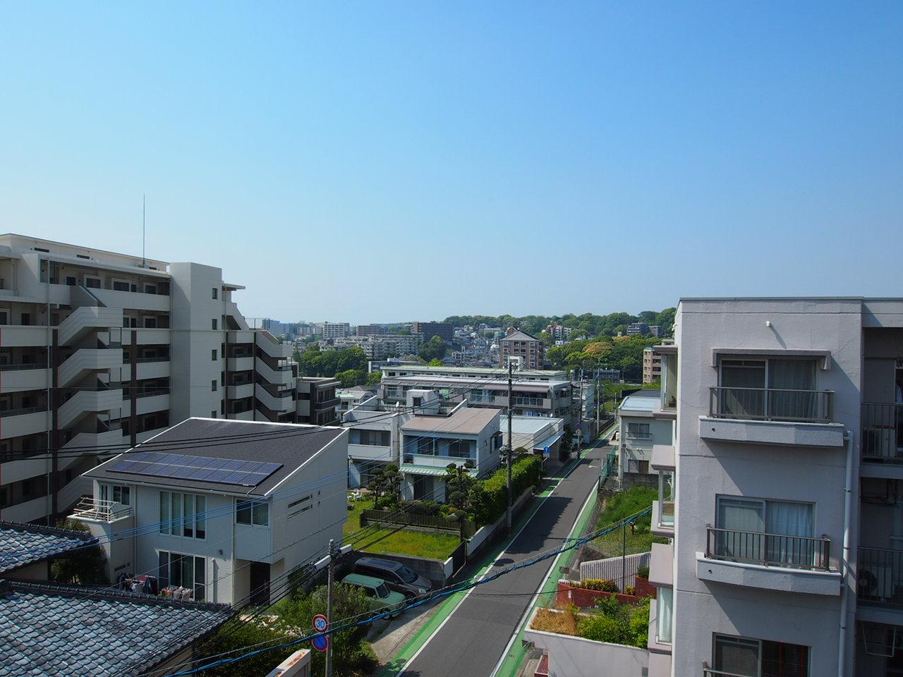 福岡市中央区平和の賃貸物件/ルーフバルコニーからの眺望。