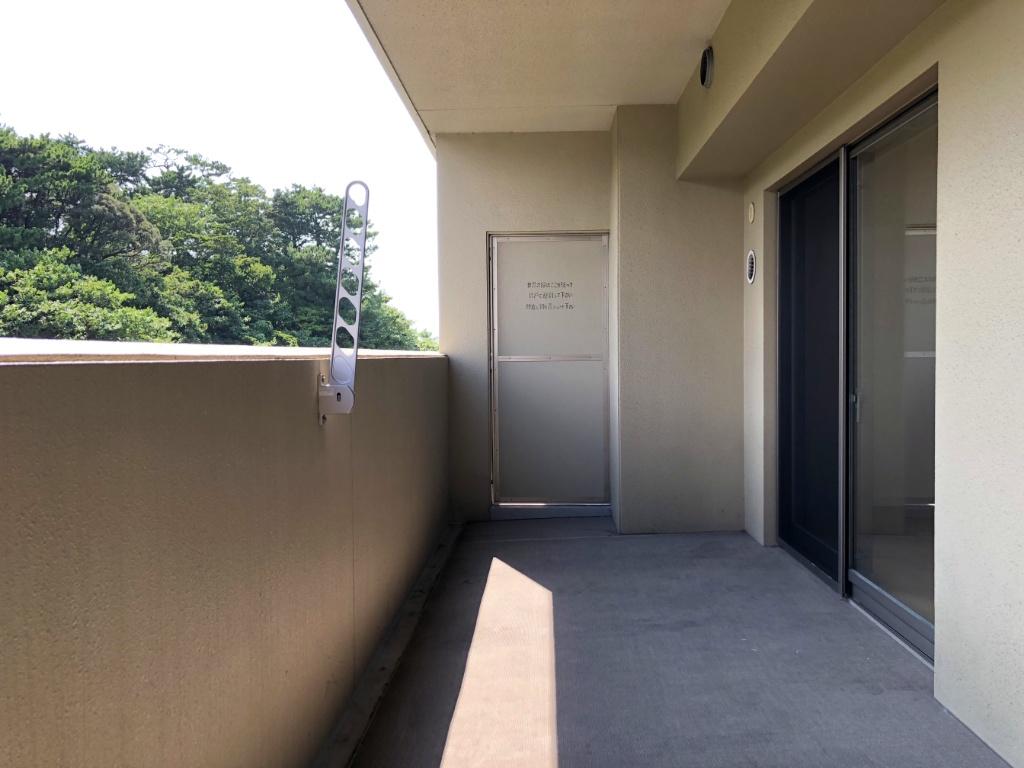 南向きバルコニー