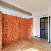太宰府市朱雀の賃貸物件/OSBボードの間仕切り
