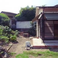 福岡市中央区谷の賃貸物件/書斎スペースを庭から。この庭、うまく使わないのは罰。