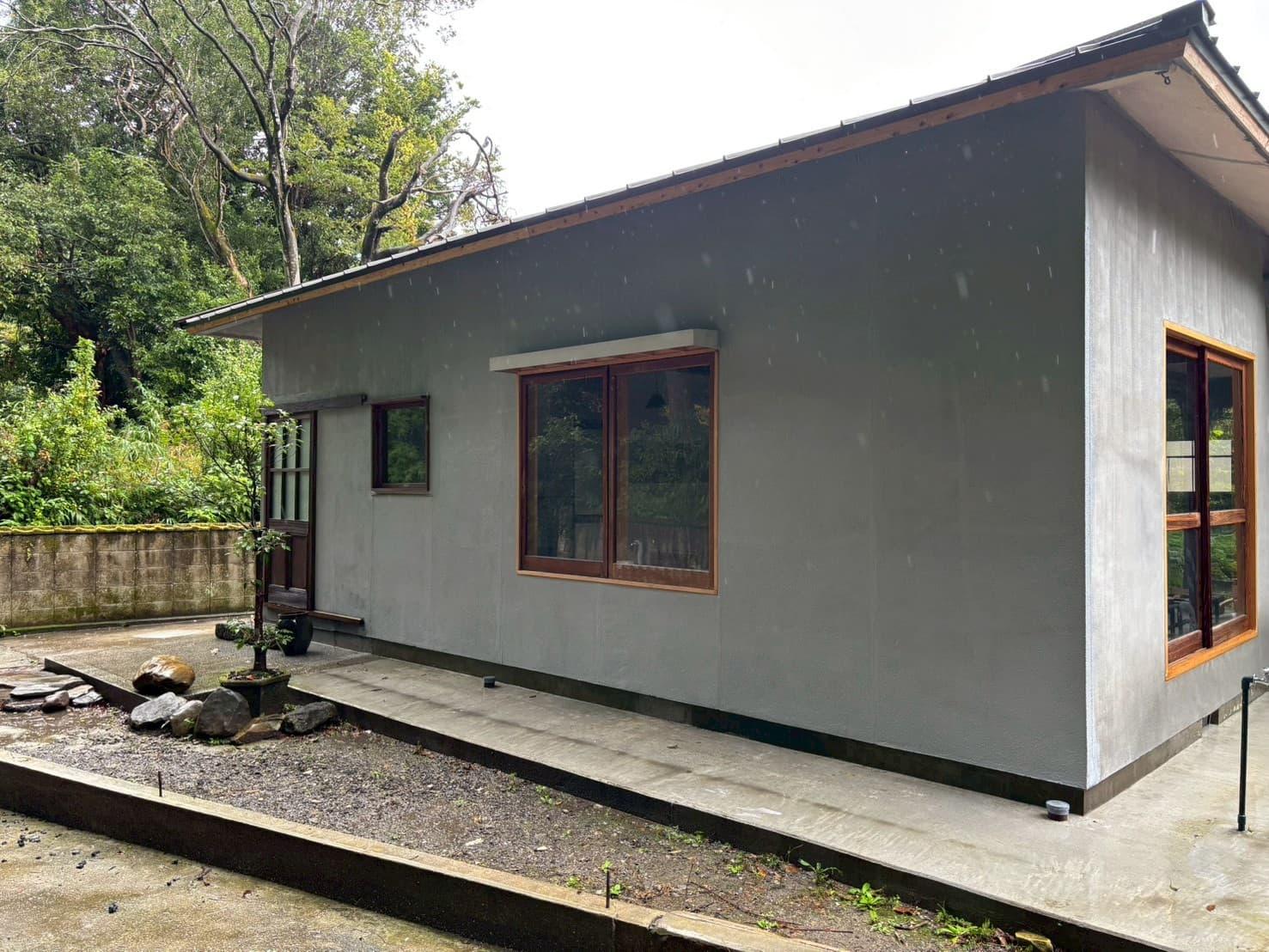 日置市東市来町の売買物件/外壁は塗り壁