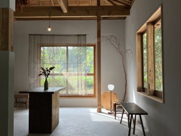 日置市東市来町の賃貸物件/雨の庭