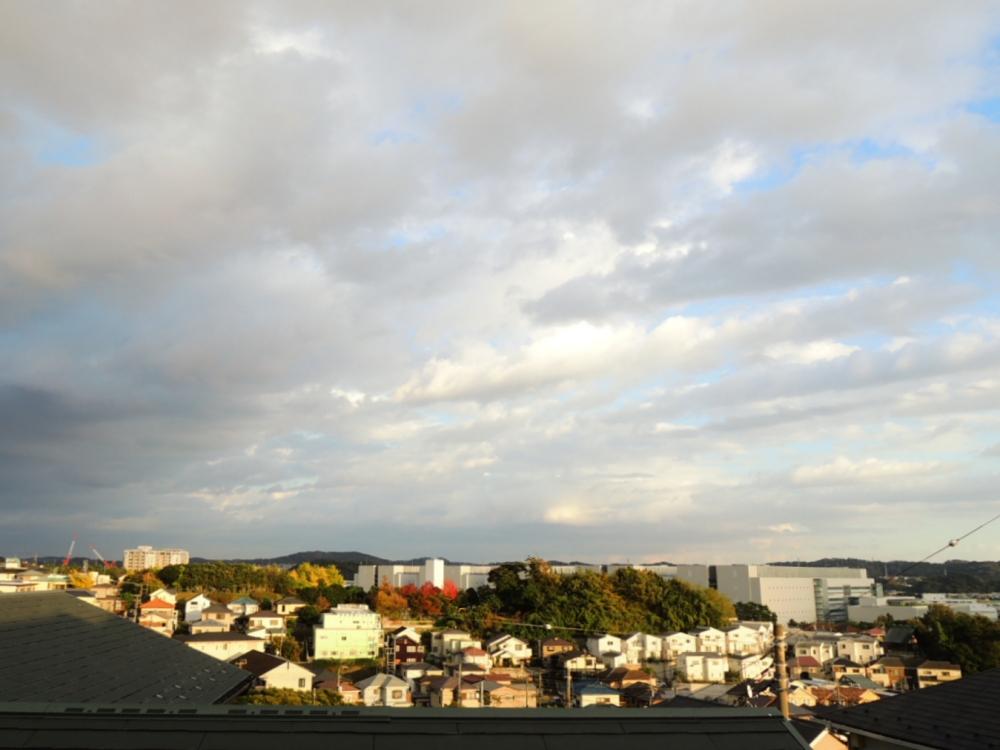 あいにくの天気でしたが、バルコニーからの眺望