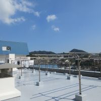 三浦郡葉山町一色の売買物件/マンションの屋上です（写真は2020年撮影）