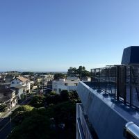 三浦郡葉山町一色の売買物件/屋上から。海が見えています（写真は2020年撮影）