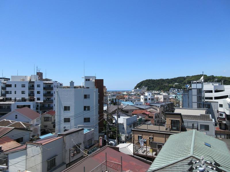 水平線が綺麗に見えました