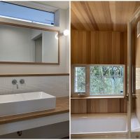 鎌倉市津の賃貸物件/左：洗面室｜右：浴室