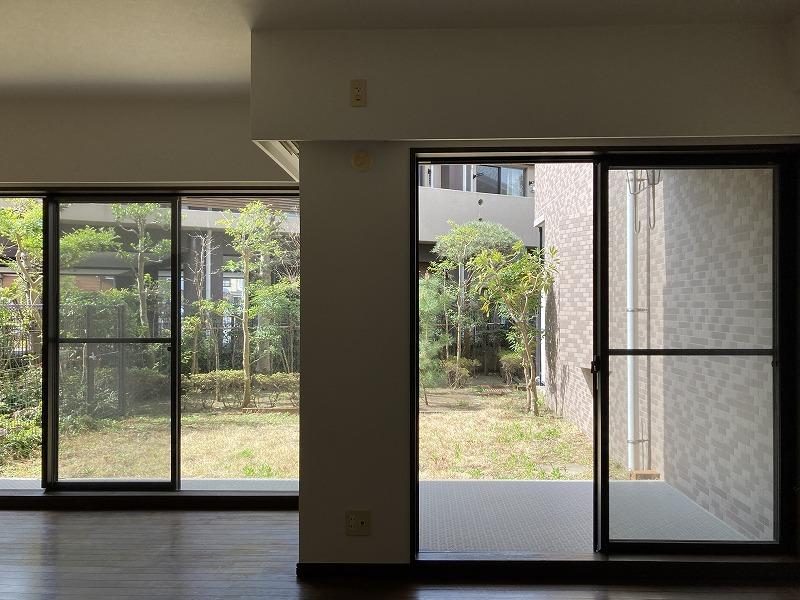 日は庭によく当たっていました。