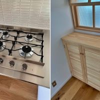 横須賀市秋谷一丁目の賃貸物件/キッチンは４口コンロ｜下駄箱的な収納