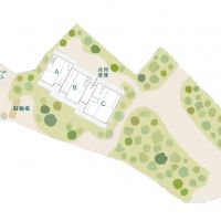 藤沢市辻堂五丁目の賃貸物件/敷地全体図｜募集しているのは区画Cです