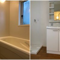 藤沢市鵠沼松が岡五丁目の賃貸物件/浴室は窓があるタイプ｜洗面脱衣所