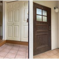 藤沢市鵠沼松が岡五丁目の賃貸物件/玄関周り｜素敵なドア