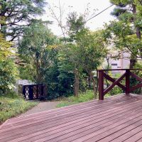 藤沢市鵠沼松が岡五丁目の賃貸物件/ウッドデッキ