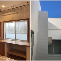 逗子市新宿二丁目の賃貸物件/キッチンに窓がありますが、写真右側のような共用部からの日差しを取り込んでいます