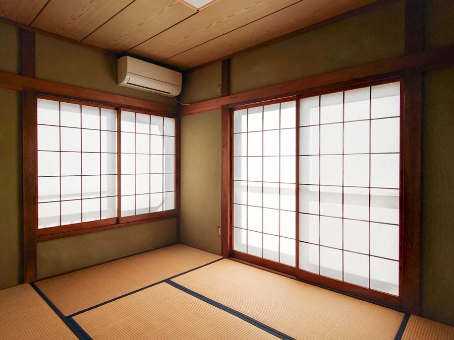 横須賀市秋谷一丁目の賃貸物件/和室｜障子越しに差し込む眩しい光