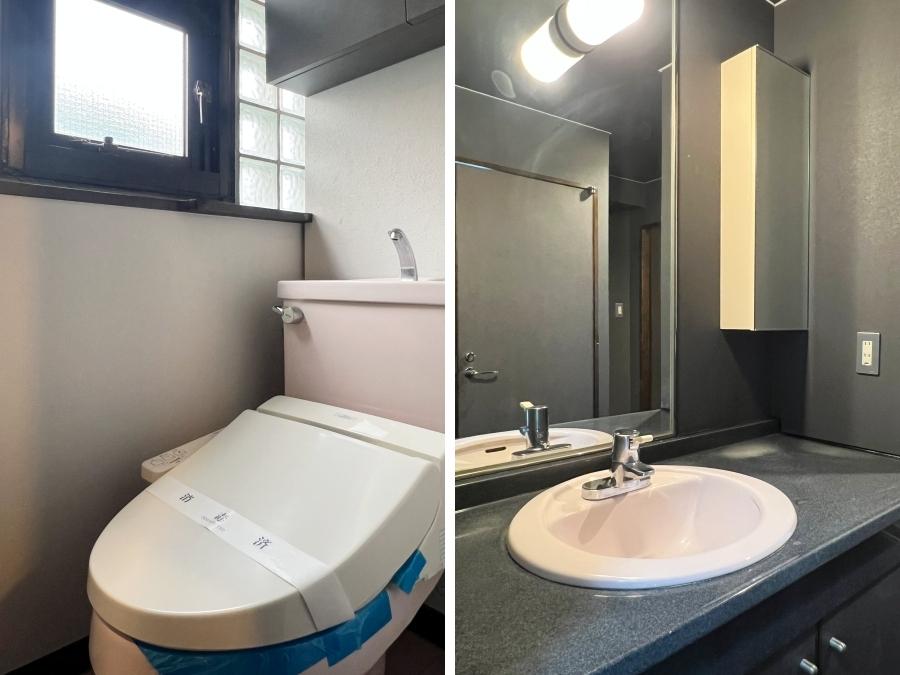 藤沢市片瀬海岸三丁目の賃貸物件/トイレ（トイレは2階と3階にあります）｜2階洗面所