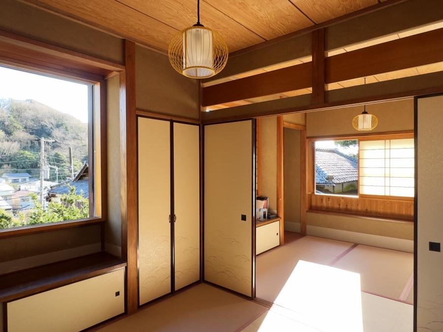 鎌倉市稲村ガ崎二丁目の賃貸物件/2階｜和室は襖で仕切ることもできます