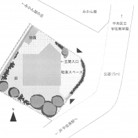 静岡県伊東市宇佐美の賃貸物件/敷地図｜植栽の場所などは異なる場合がございます