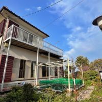 横浜市金沢区富岡西１丁目の売買物件/池にはネットがかかっています
