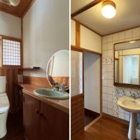 葉山町堀内の売買物件/左：トイレ｜右：洗面