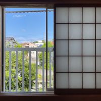 横須賀市林一丁目の賃貸物件/西側隣地は畑です。眺めは良好