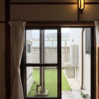 鎌倉市御成町の賃貸物件/縁側より裏庭を望む｜ここもよりワイドな開口部にしていく予定