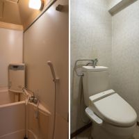 葉山町一色の売買物件/左：風呂｜右：トイレ