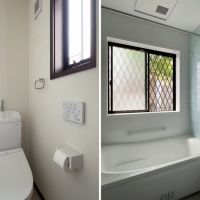 横須賀市湘南国際村一丁目の賃貸物件/左：トイレ｜右：風呂